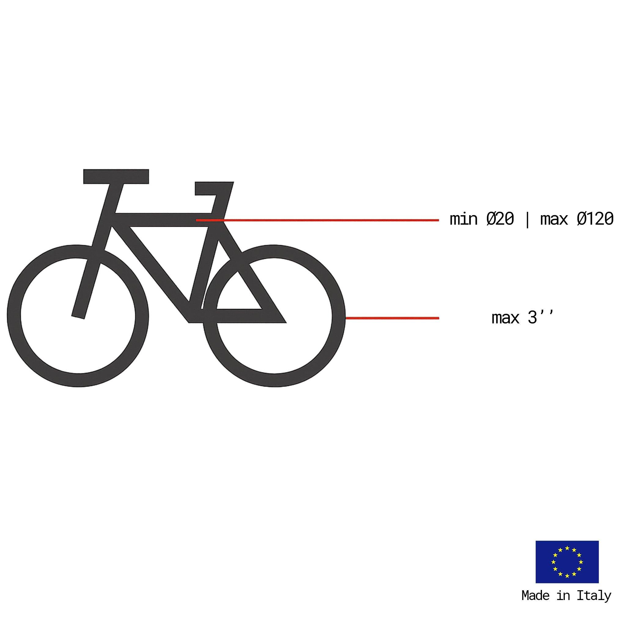 PORTE-VÉLOS 2 VÉLOS GITANO SPECIAL PLIABLE ET BASCULANT - FABBRI 5/7