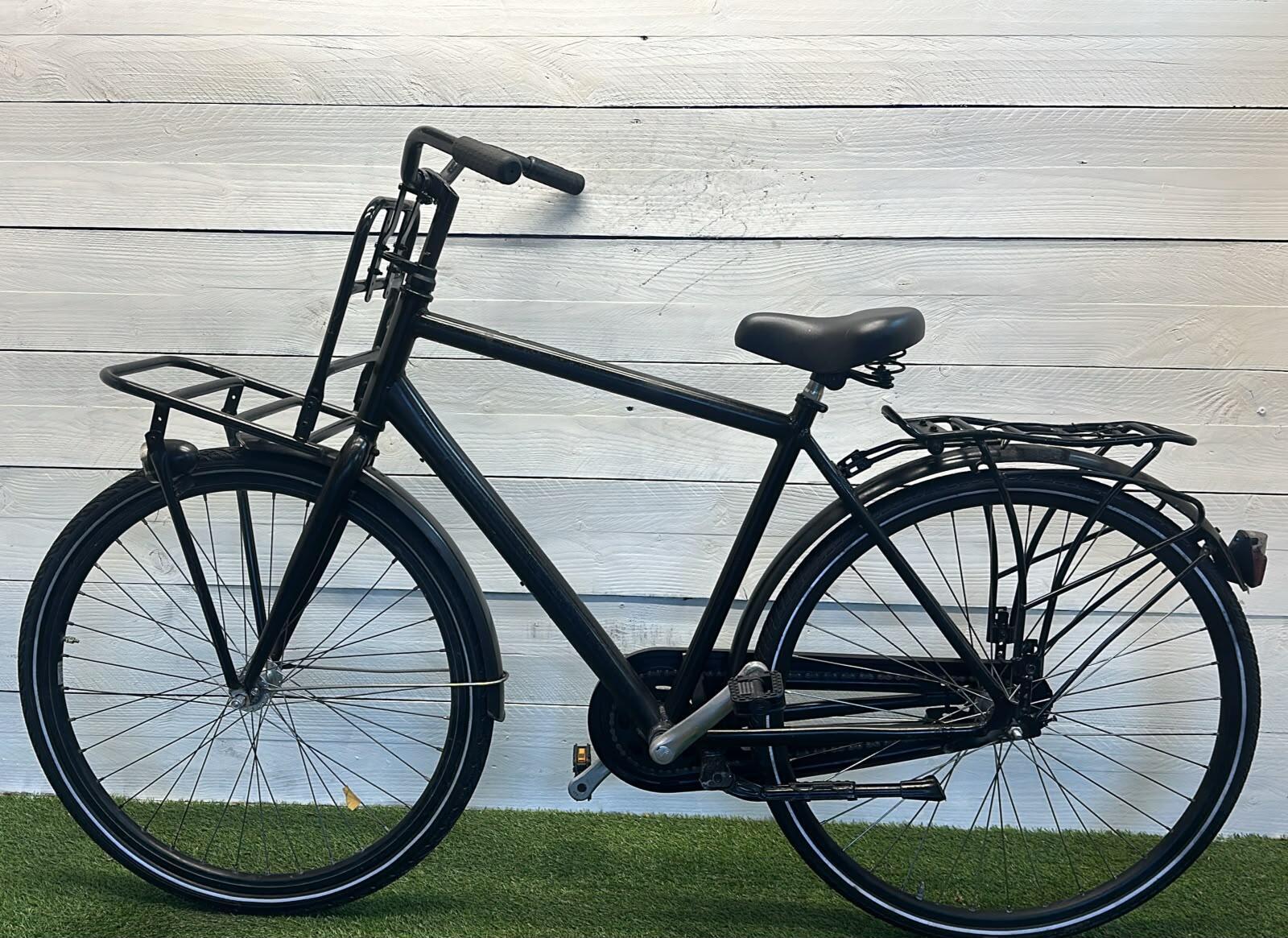 Transport stadsfiets, 54 cm, zwart 3/3