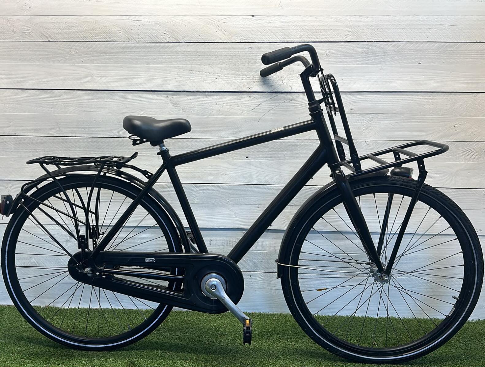 Transport stadsfiets, 54 cm, zwart 2/3