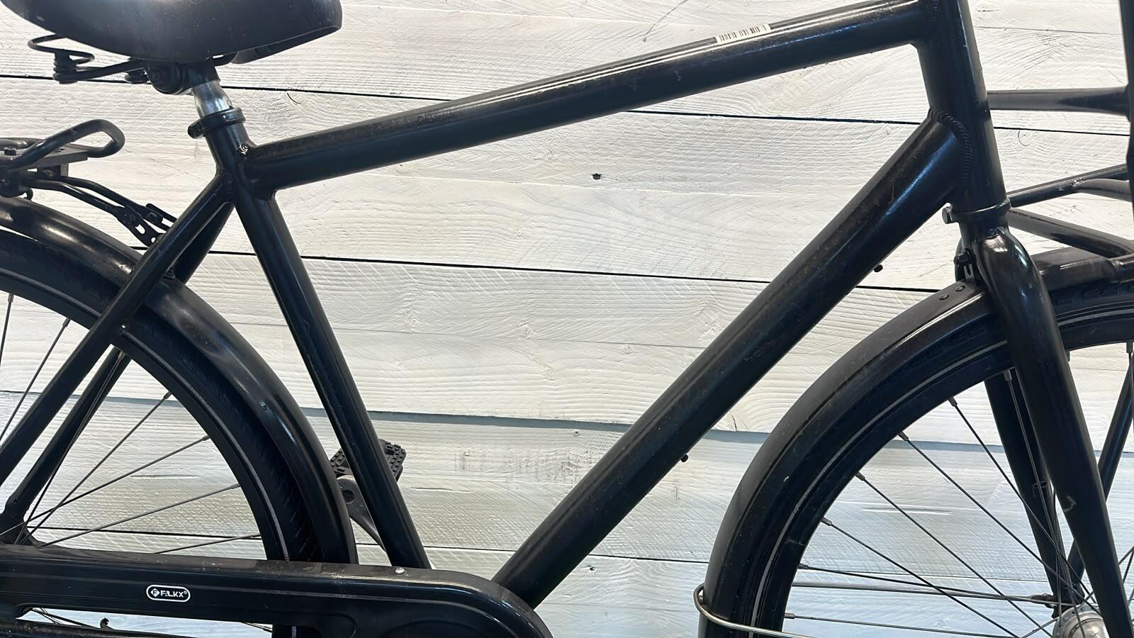 Transport stadsfiets, 54 cm, zwart 1/3