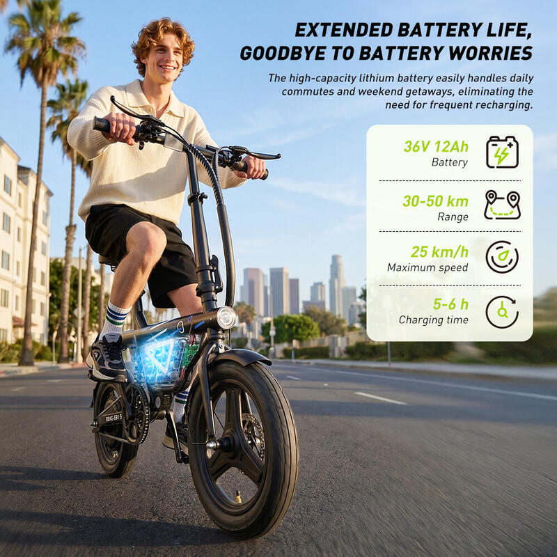 Bicicleta electrică iScooter EB1S