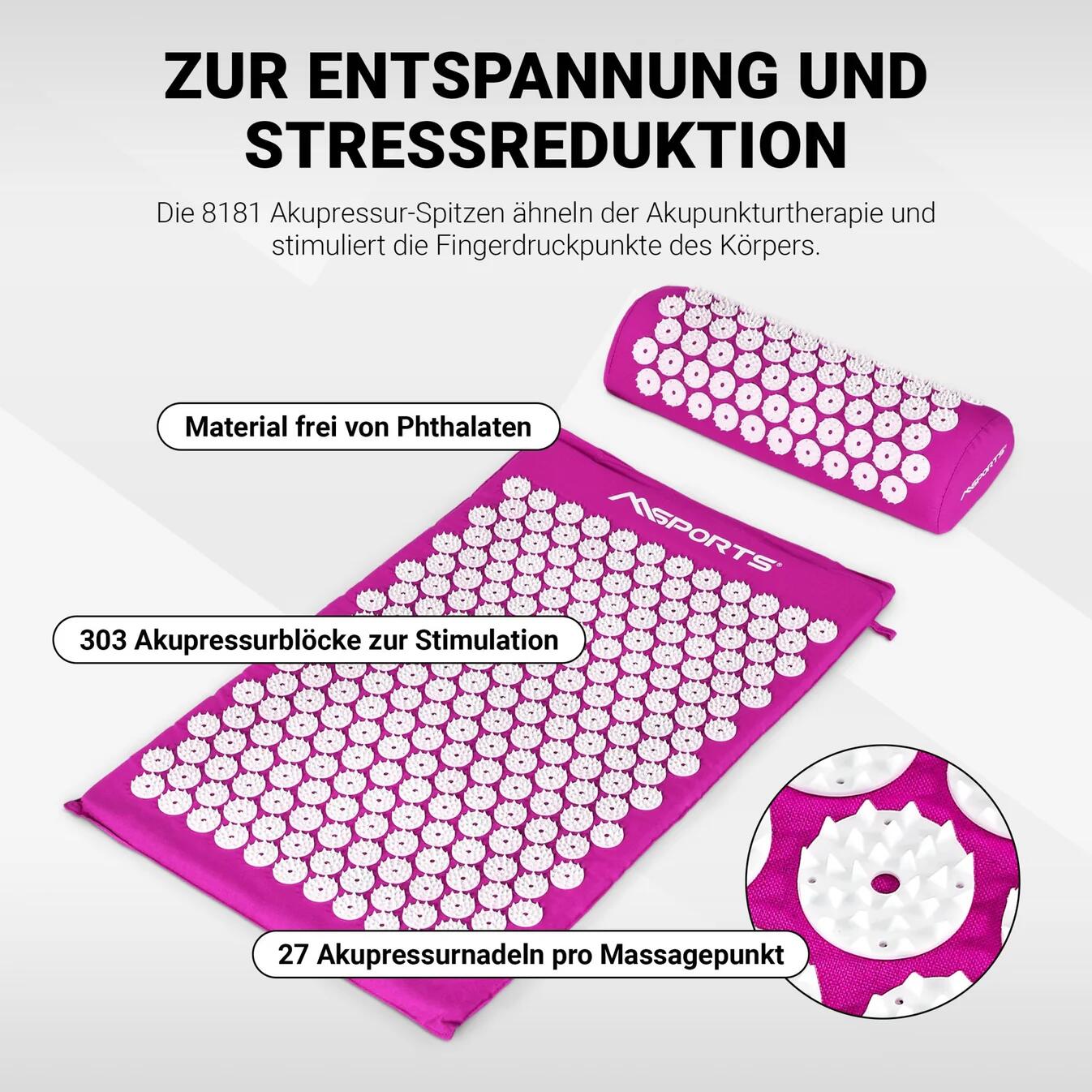 Tapis d'acupression de qualité supérieure 3/6