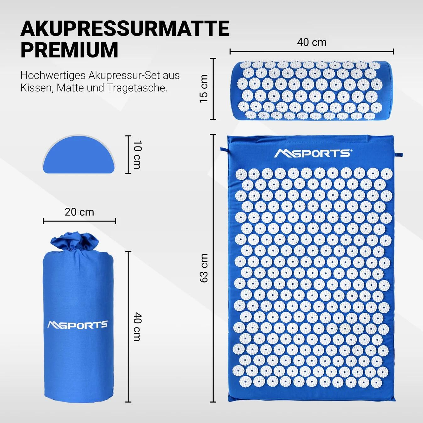 Tapis d'acupression de qualité supérieure 2/6