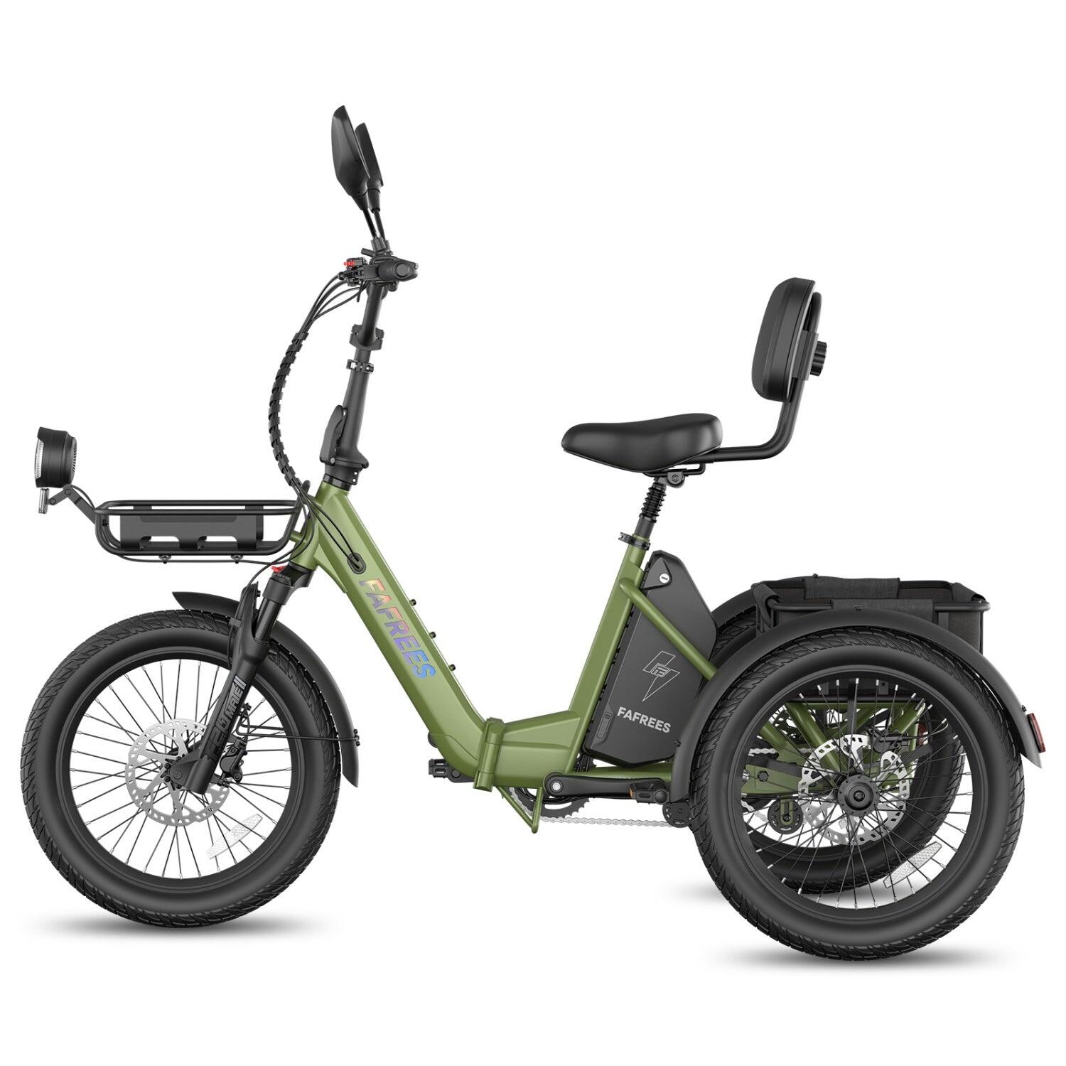 FAFREES F20 Mate II Vélo électrique 250W 48V25Ah20"Vert armée 4/5