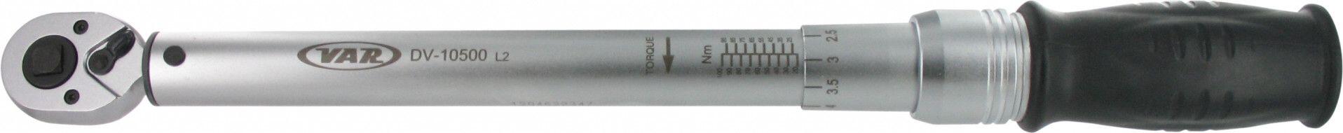 Clé Dynamométrique Réversible VAR 20-100 Nm Carré 3/8'' 2/3