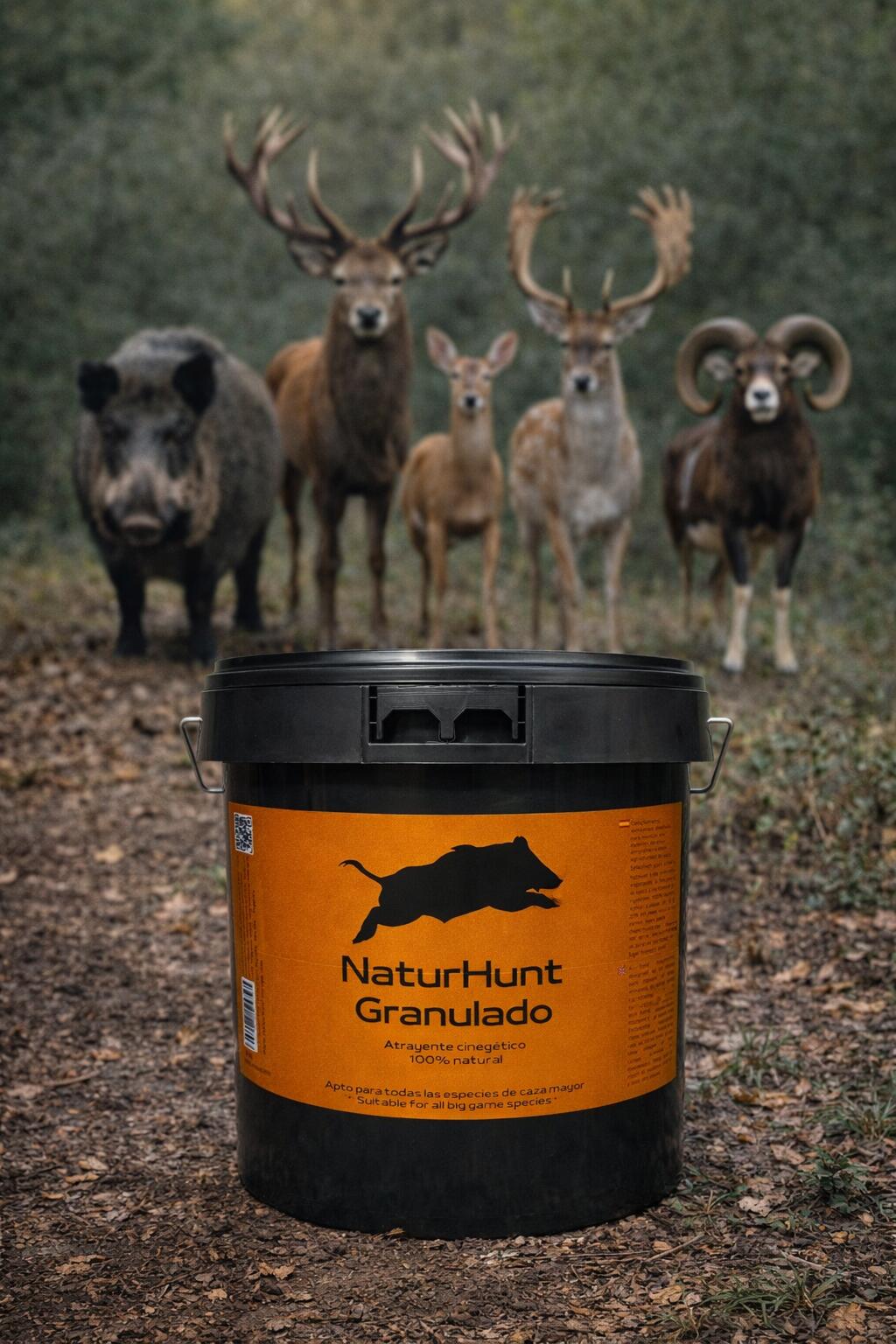 Atrayente para caza húmedo NaturHunt Granulado 2/2