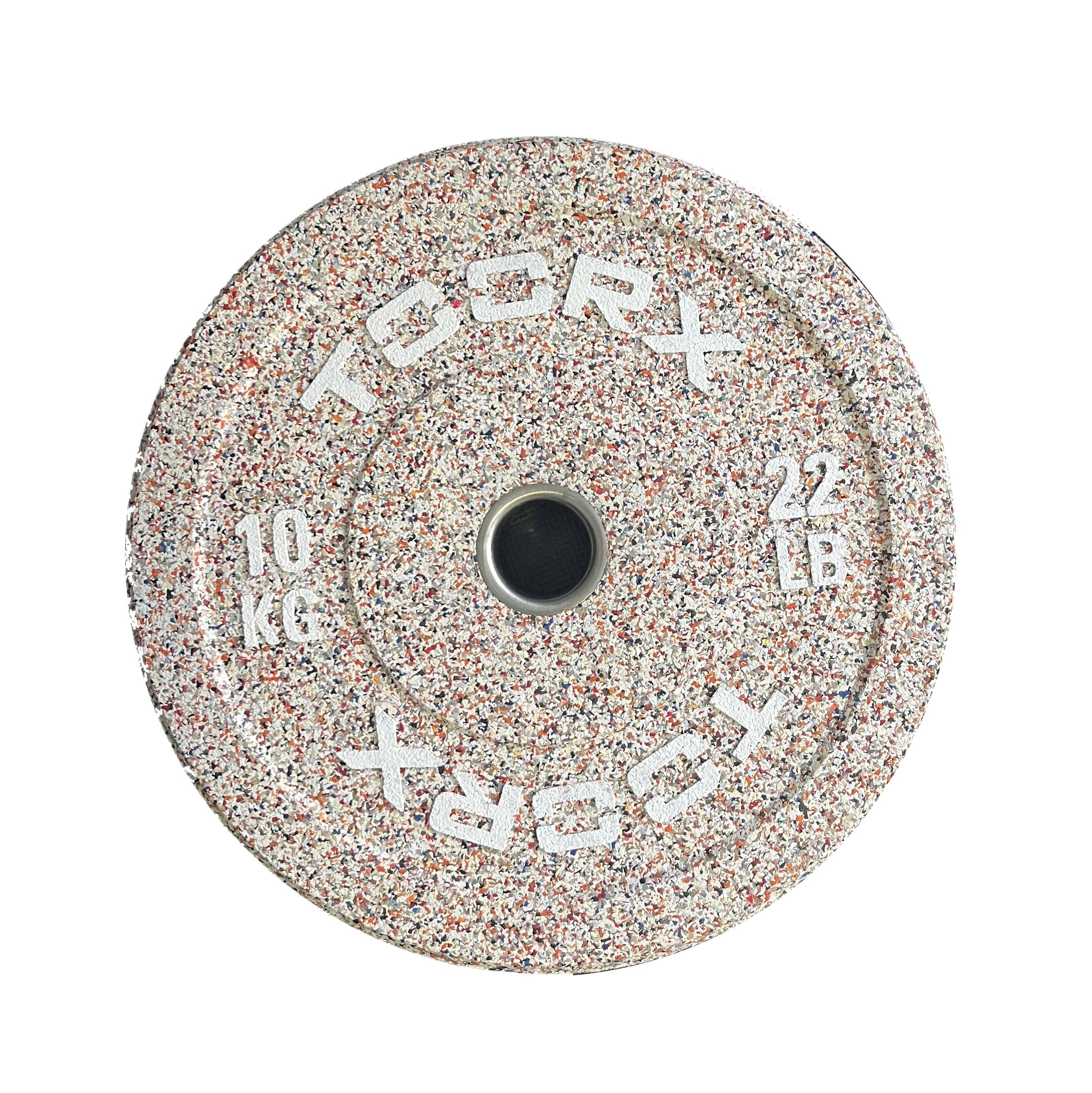 Disco bumper olimpico [piastra peso foro 50 mm] gomma puntinata [Da 5 a25kg] 2/2