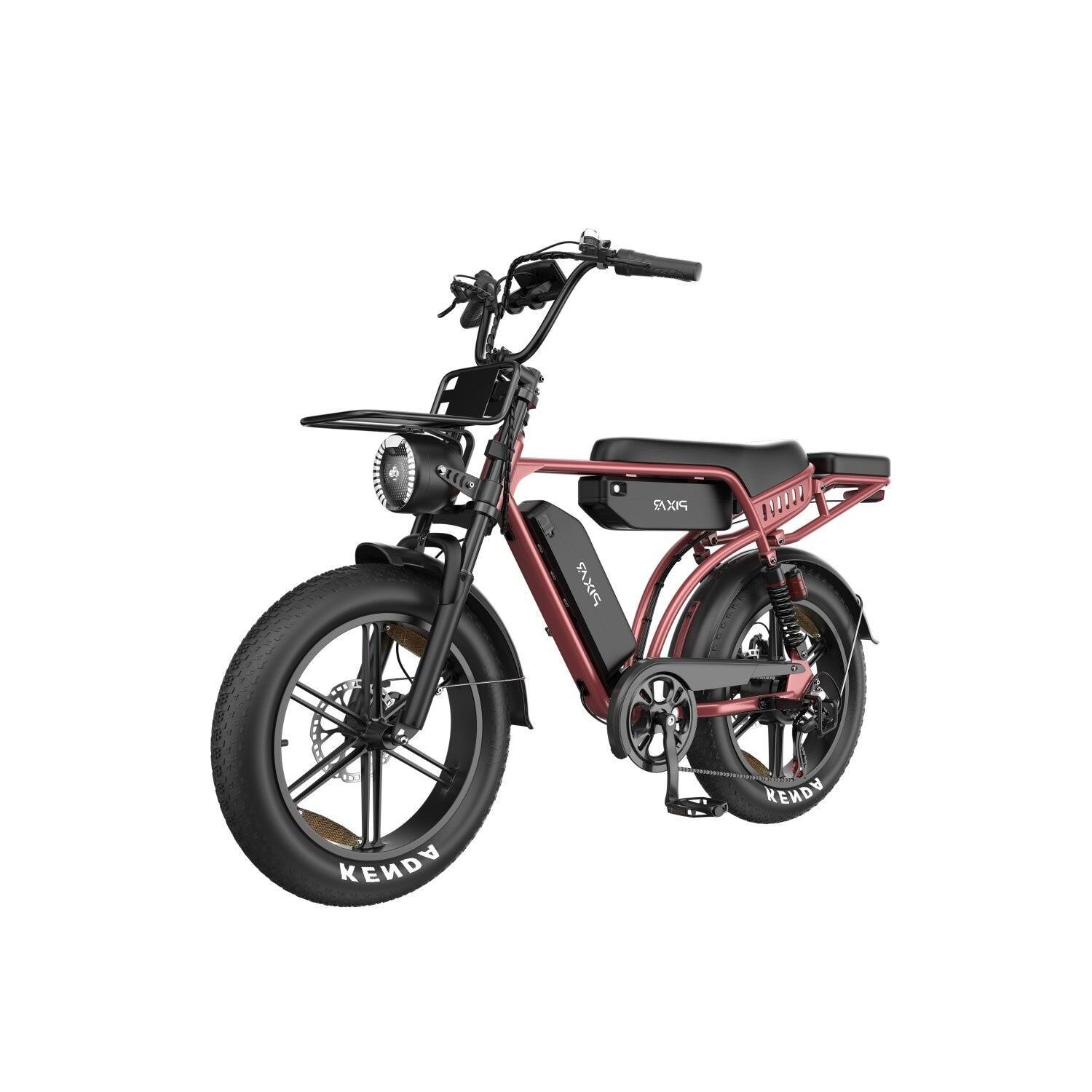 Pixar M9 E-bike 250W 48V17.5Ah+17.5Ah 20" Hydraulische Schijfremmen Roségoud 5/5