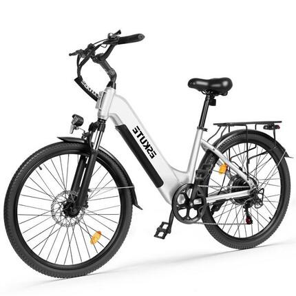 ESKUTE C202 Vélo Électrique 250W 48V17.5Ah 26'' Blanc