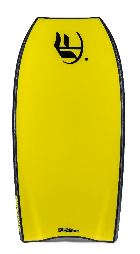 Tabla de bodyboard Empire DUO PE Negro/Amarillo 40 3/3