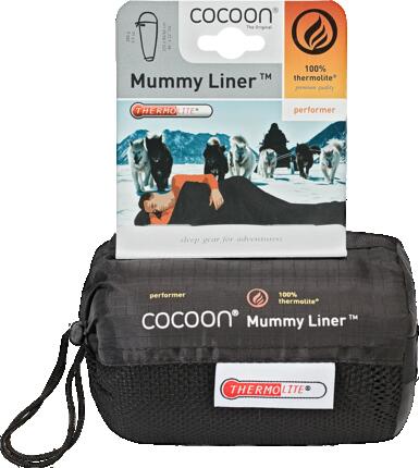 Mummy Liner Lakenzak, Thermolite Lakenzakken Glow