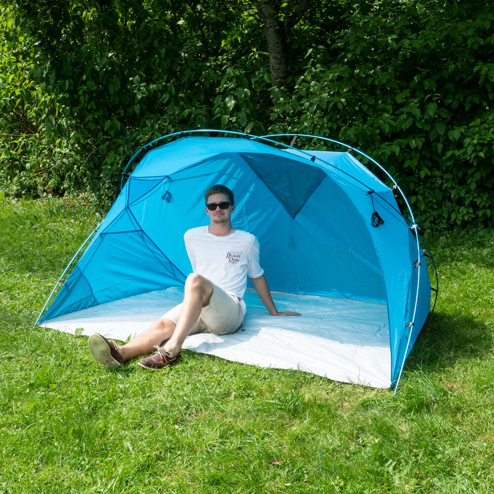 Strandmuschel Santorin Alu Air - XXL Strandzelt, Alugestänge, UV
Schutz 80 3/7