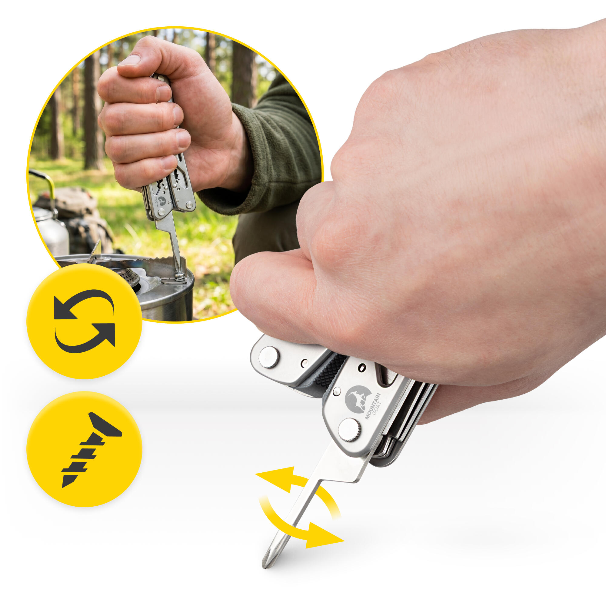 Narzędzie wielofunkcyjne Mountain Goat CarryTOOL Multitool 13w1 7/7