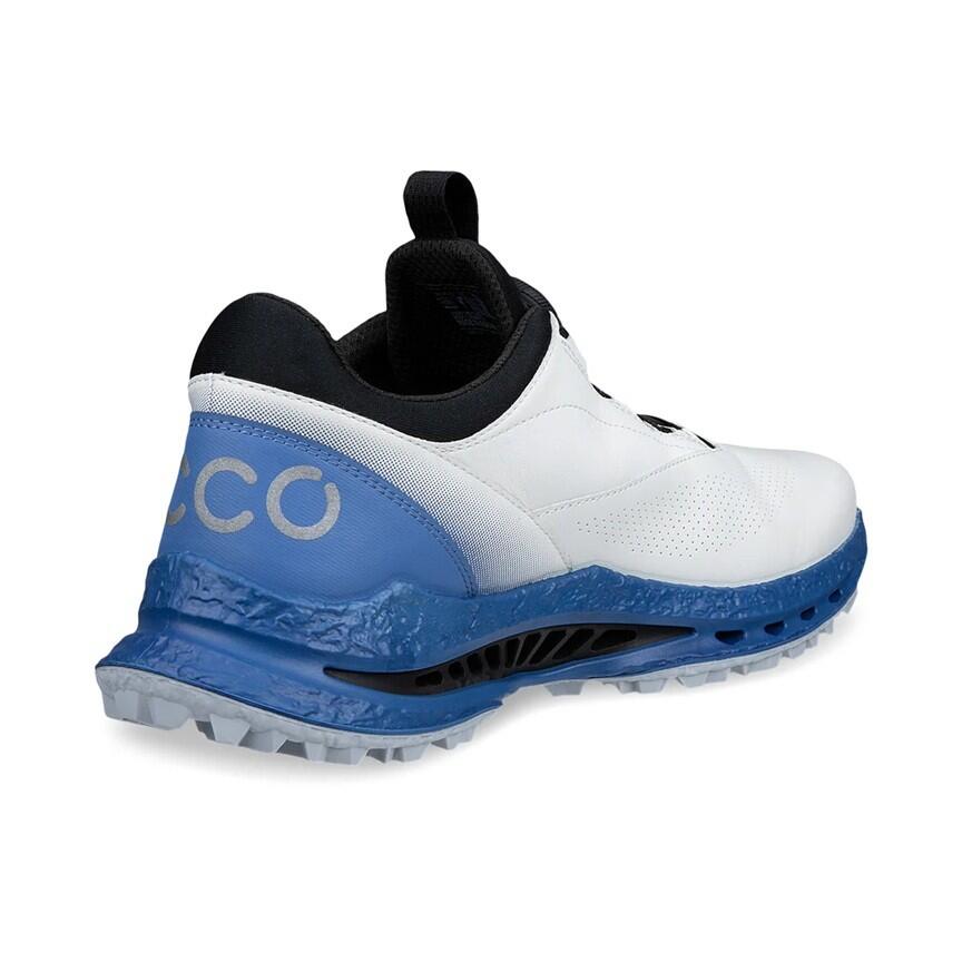 Zapatos Golf Ecco Biom C5 Boa Blanco Y Azul 2/4