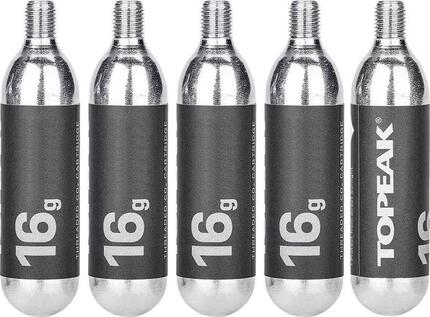 TOPEAK nabój CO2 16 g z gwintem 5 sztuk