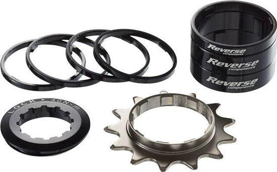 Kit Single Speed Reverse Pignon 13 Dents Noir
