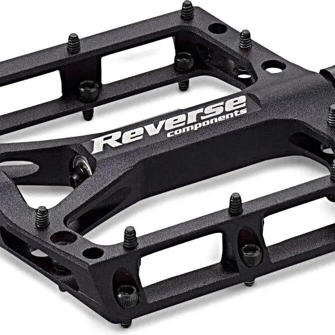Reverse Black One Flat Pedals - Black