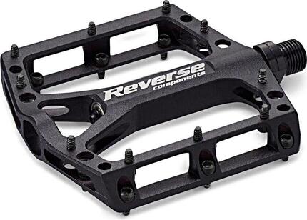 Reverse Black One Flat Pedals - Black