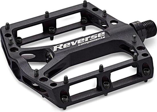 Reverse Black One Flat Pedals - Black