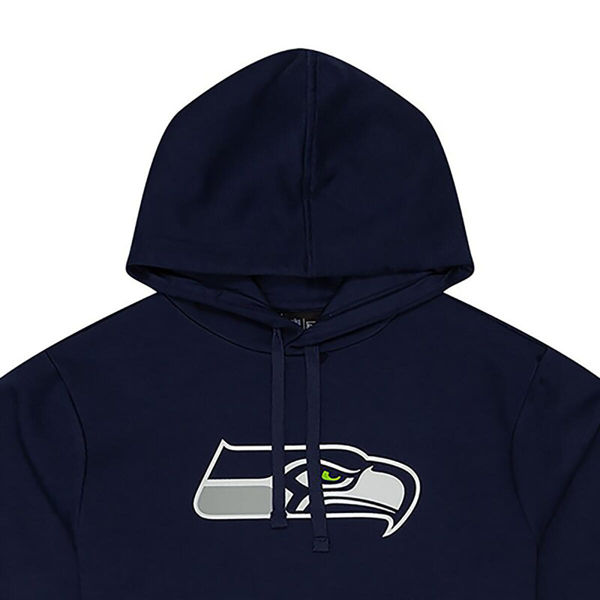 New Era Herren Hoodie NFL Seattle Seahawks Logo marineblau 3/4