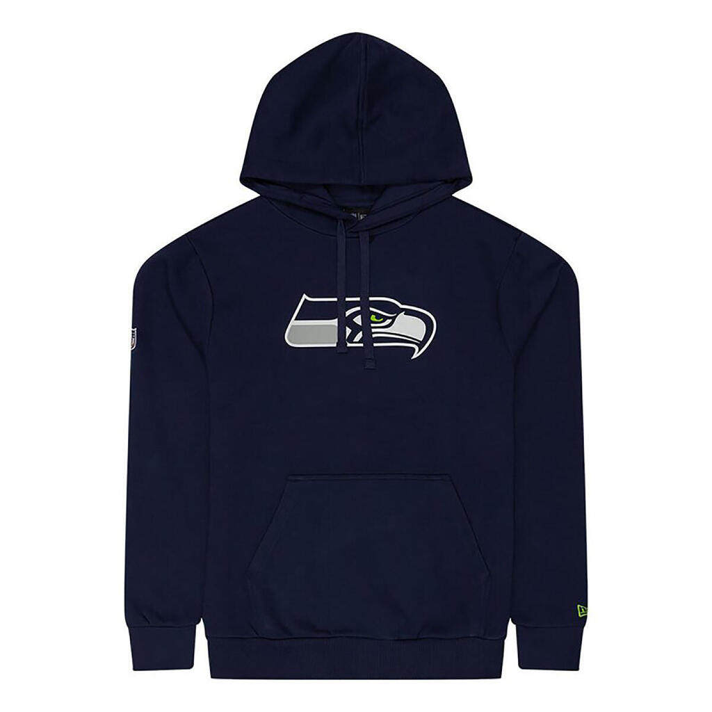 Sweat à Capuche NFL Seattle Seahawks New Era bleu marine