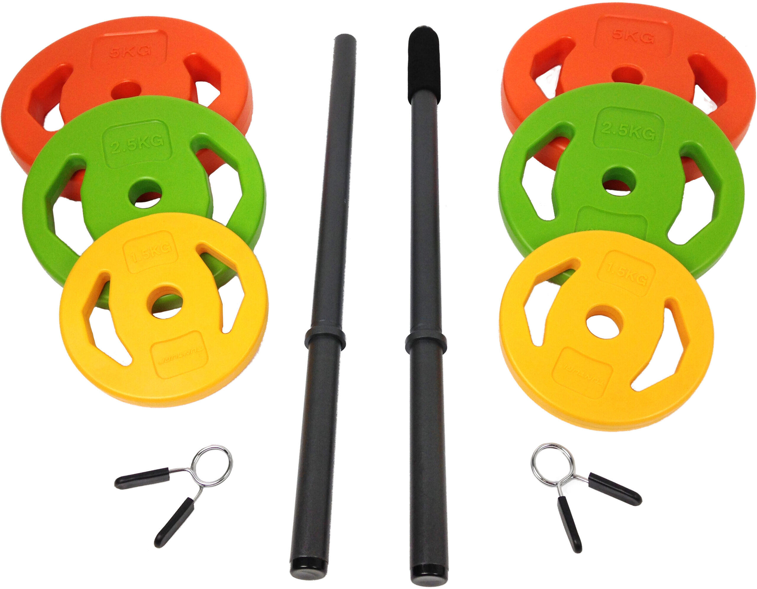 Set Body Pump 20 kg Bilanciere e Dischi con chiusura a molla 3/4