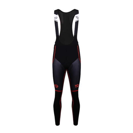 WEAR DESIGN LUXURY COLD - Calzamaglia da ciclismo invernale da uomo nero/rosso
