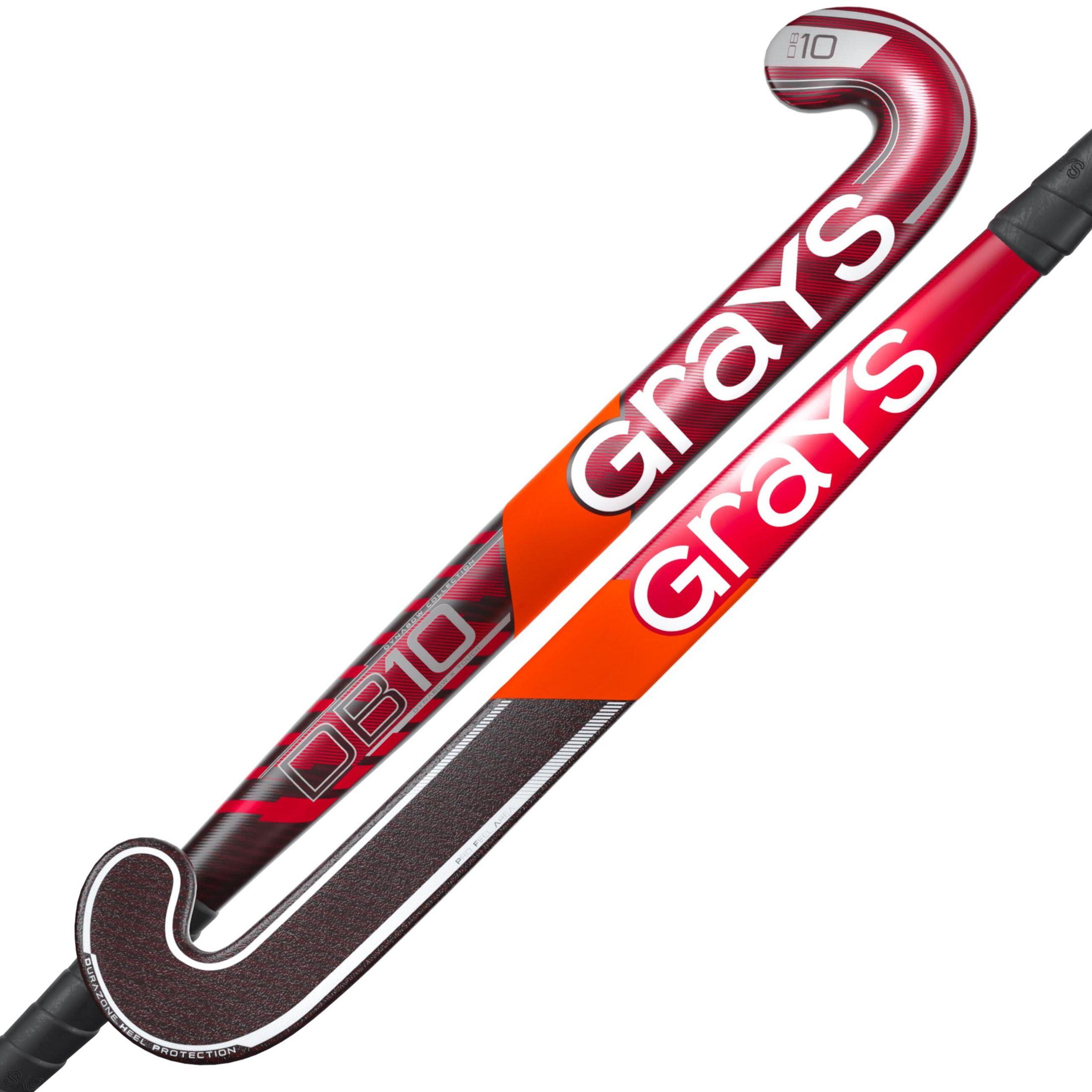 Grays DB 10 Senior Stick de Hockey Rood 1/1