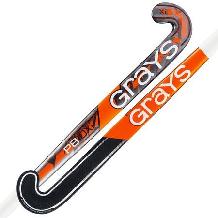 Grays PB10Xi Probow Senior Stick de Hockey Zwart/Oranje/Zilver 1/1