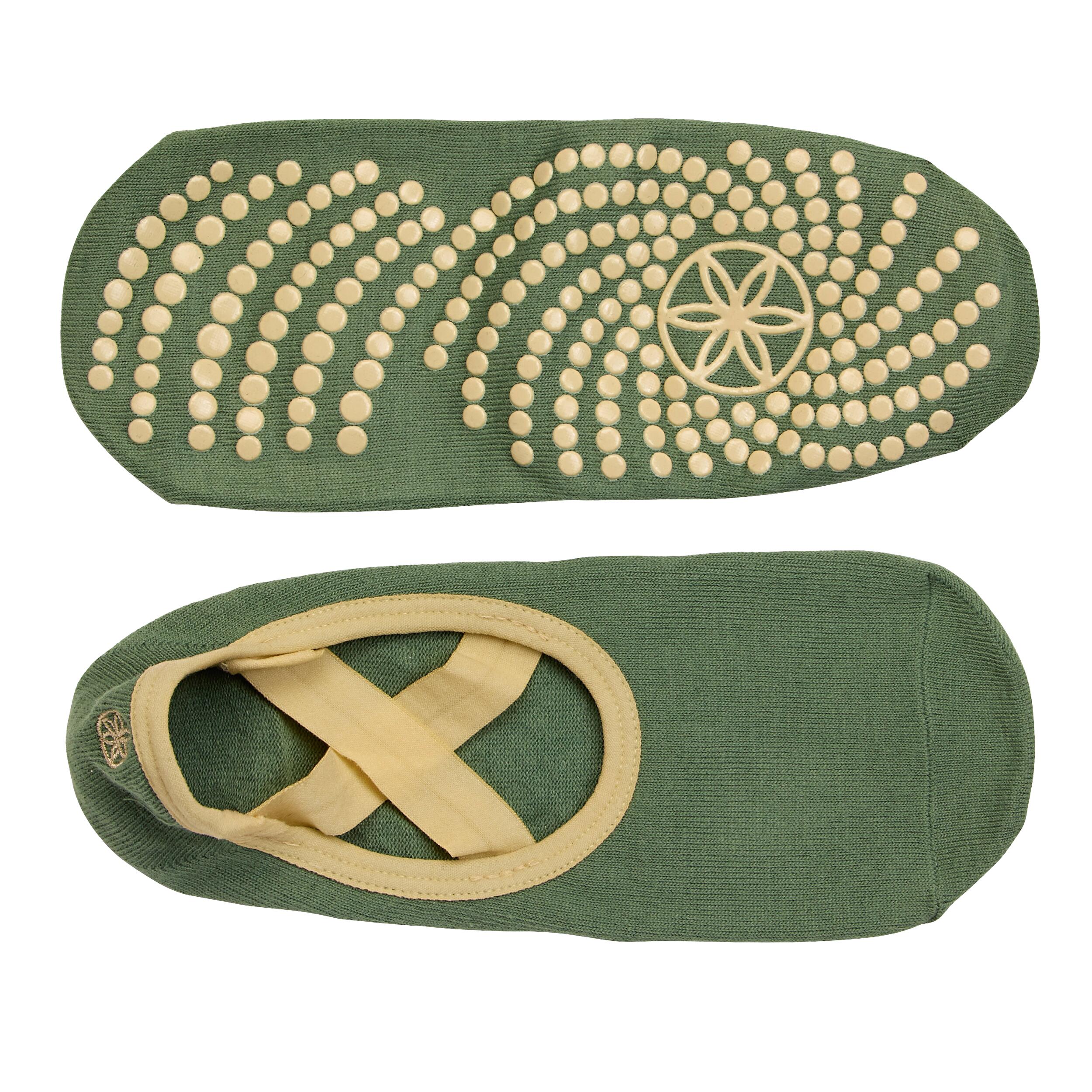 Damen Socken GRIPPY YOGA BARRE SOCKS OLIVE 4/4