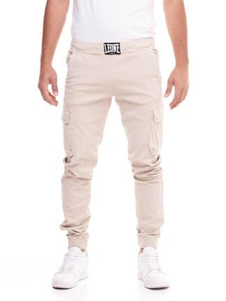 Pantalon cargo minimaliste pour hommes avec revers élastique