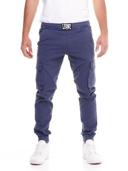 Pantalon cargo minimaliste pour hommes avec revers élastique