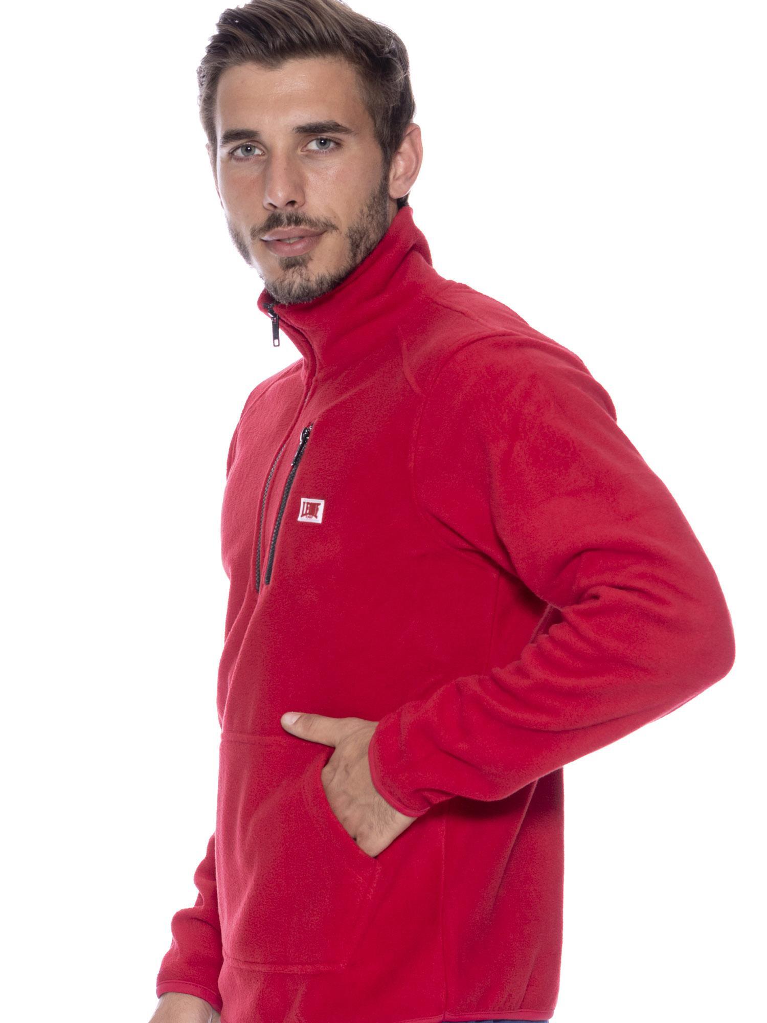Kurtka męska Leone 1947 Apparel Micro Polar ze stójką i zamkiem z polaru 2/6
