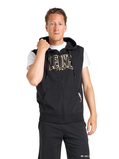Smanicato con cappuccio in heavy jersey da uomo Gold Edition