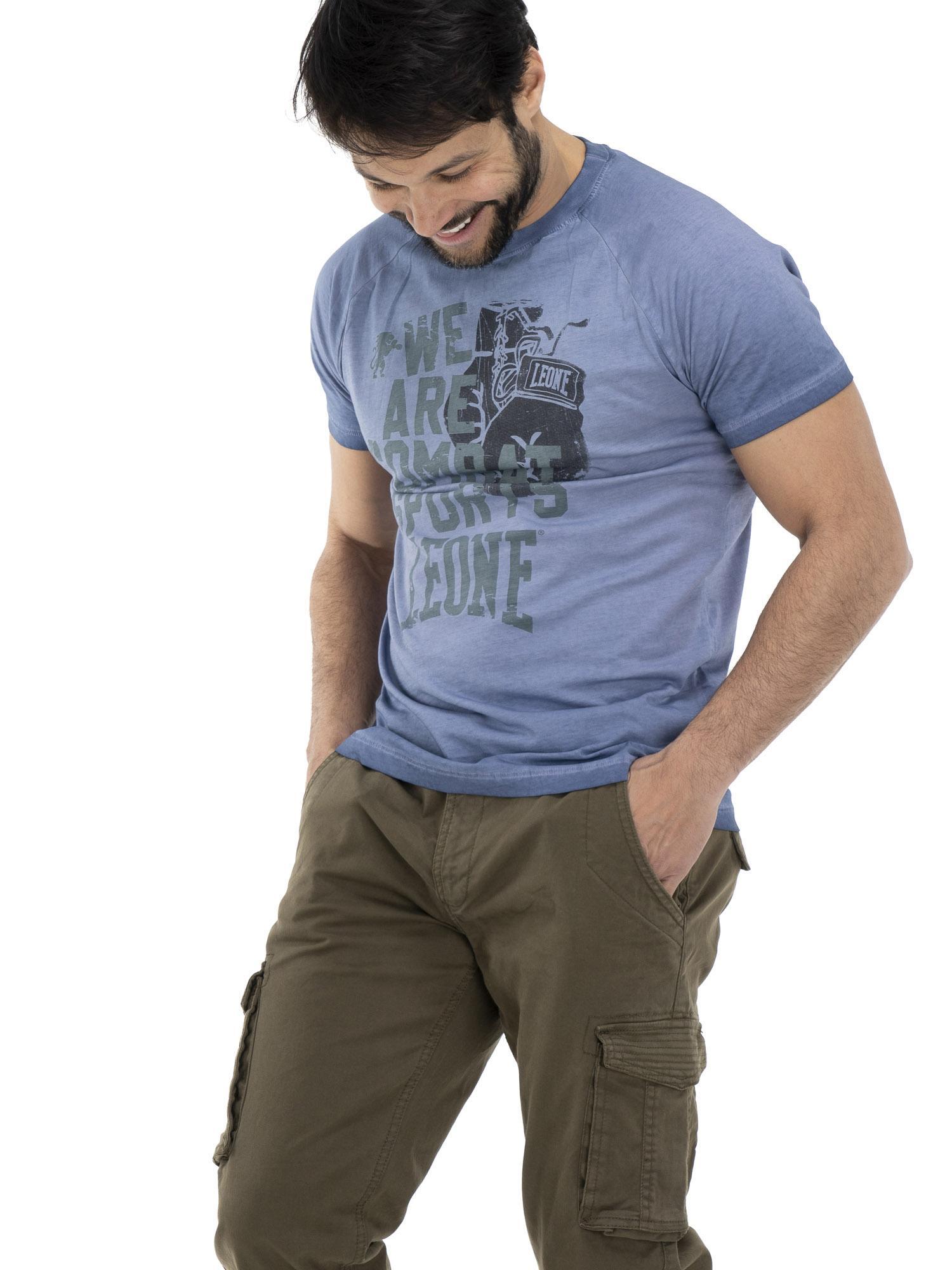 T-shirt da uomo old dye Indigo 5/5