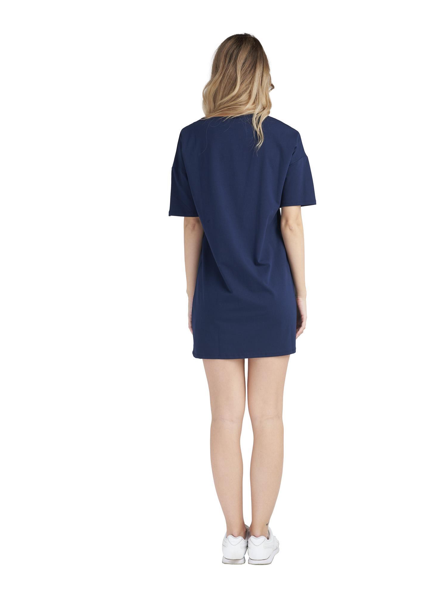 Glitzerndes kurzärmeliges Maxi-T-Shirt für Damen 4/5