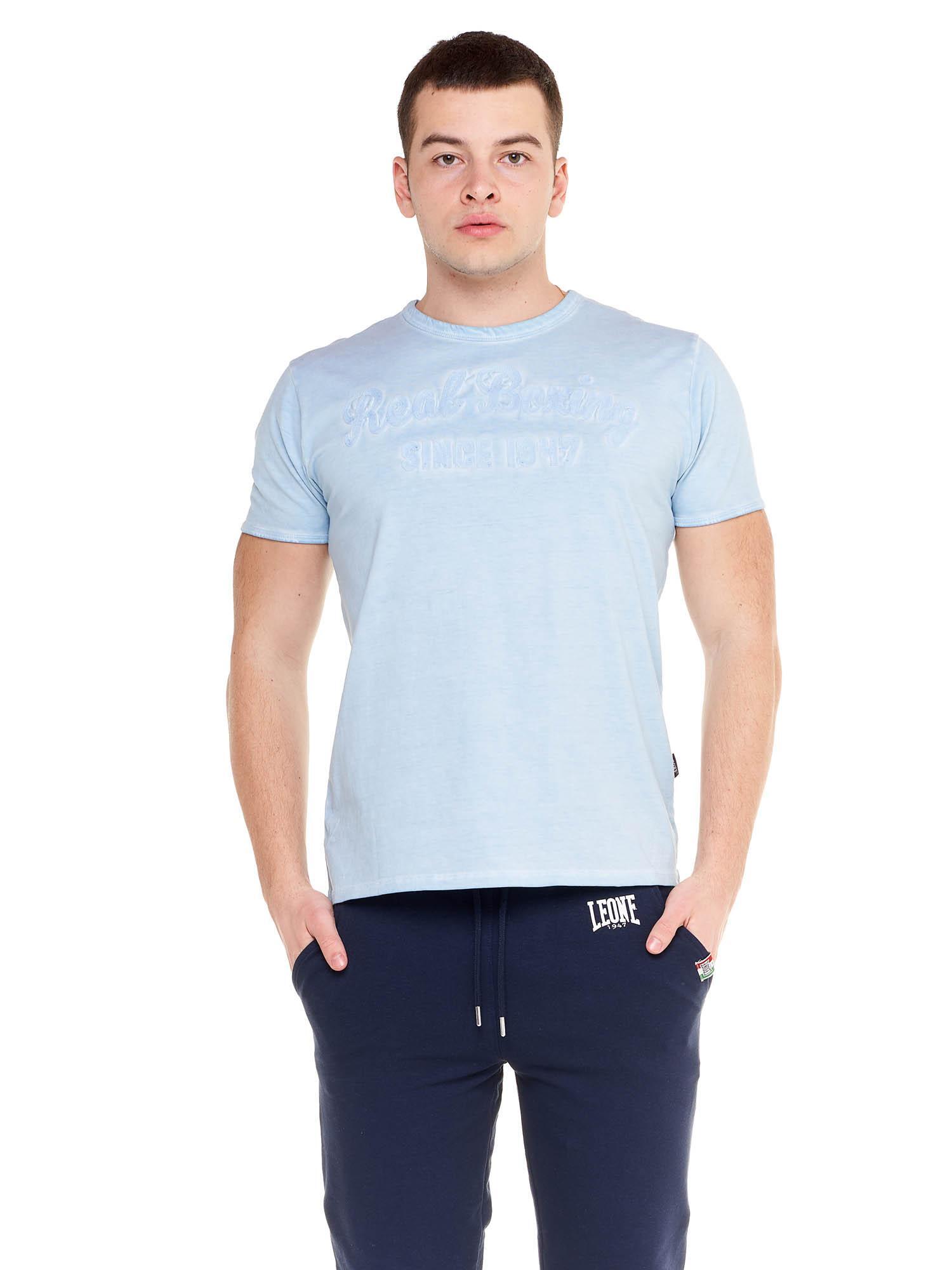 T-shirt manches courtes homme teinture ancienne Real Boxing 1/5