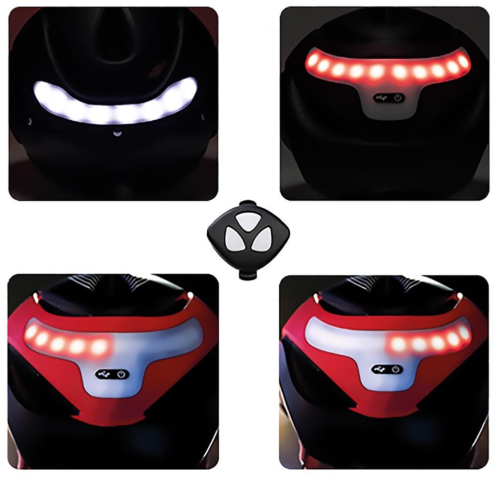 Casco con indicatori di direzione HT16 nero 2/6