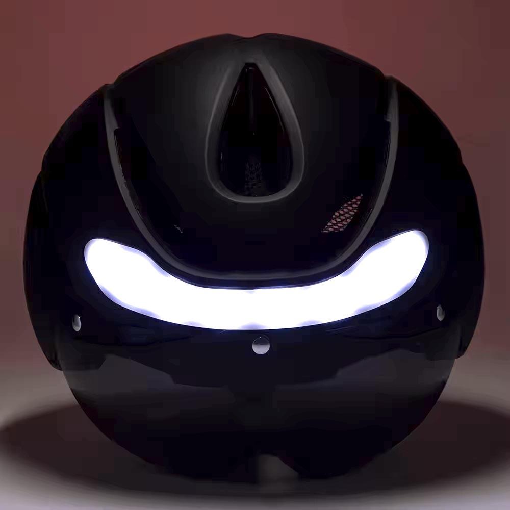 Helm mit Blinkern HT16 blau 6/7