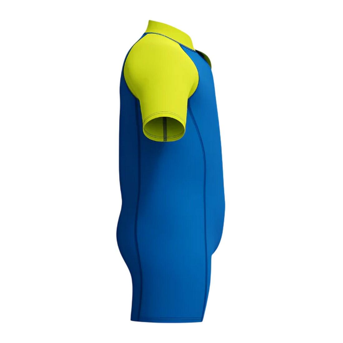 Jongens Leren Zwemmen Essential Neopreen Wetsuit met Korte Mouwen (Blauw) 3/4