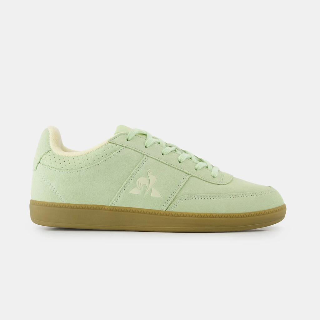 Sneakers Le coq sportif model LCS DERBY SUEDE W seafoam green/gum for women