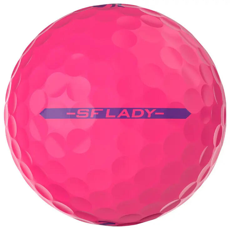 Boîte de 12 Balles de Golf Srixon Soft Feel Ladies Rose Passion New 4/4