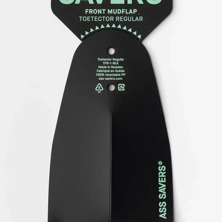Ass Savers Toetector Front Mudflap Extension Road - Black
