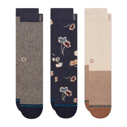 Chaussettes Stance Modèle Botanical Bliss 3 Pack Couleur Multicolore