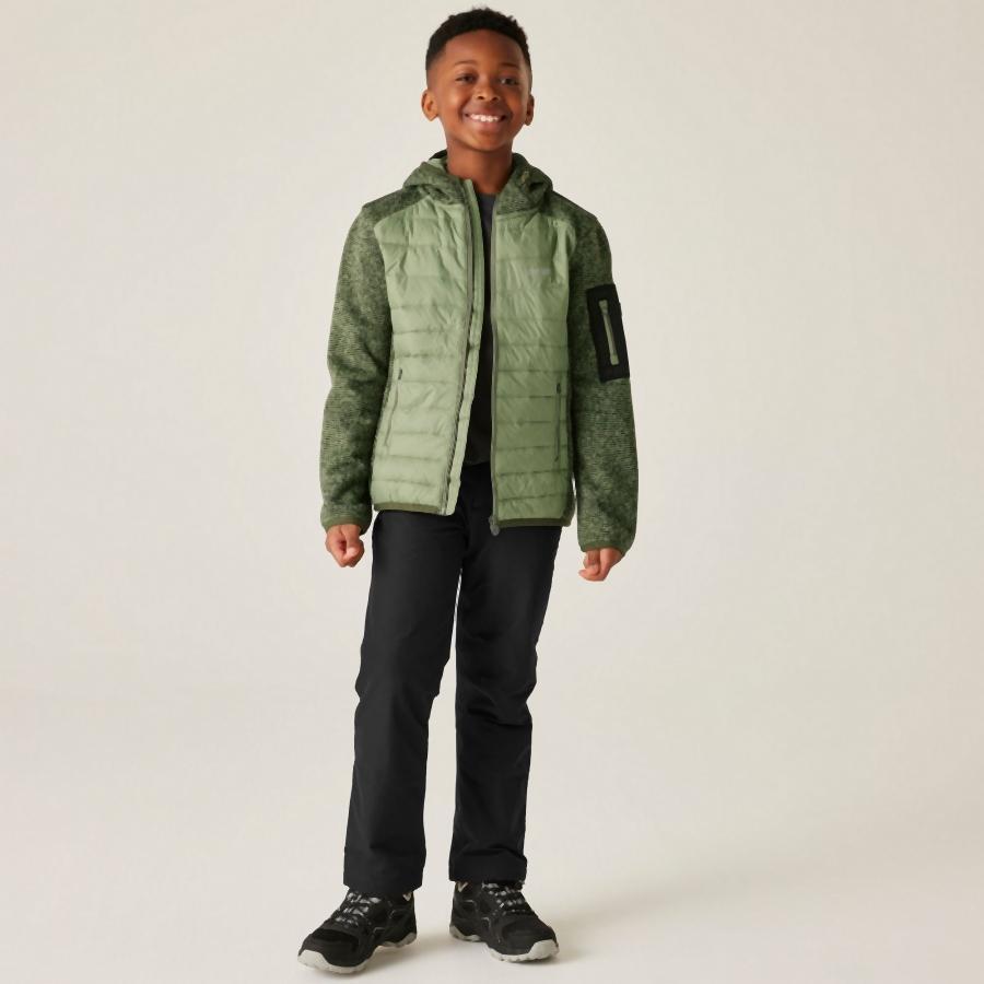 Giacca a hoodie ibrida per bambini Regatta Newhill 3/7