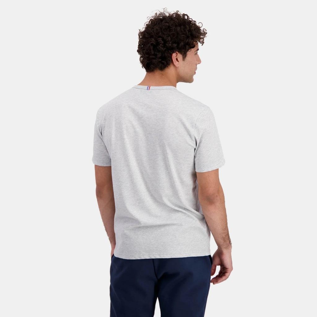 T-shirt Le Coq Sportif Modèle Ess Tee Ss N Couleur Gris 3/5