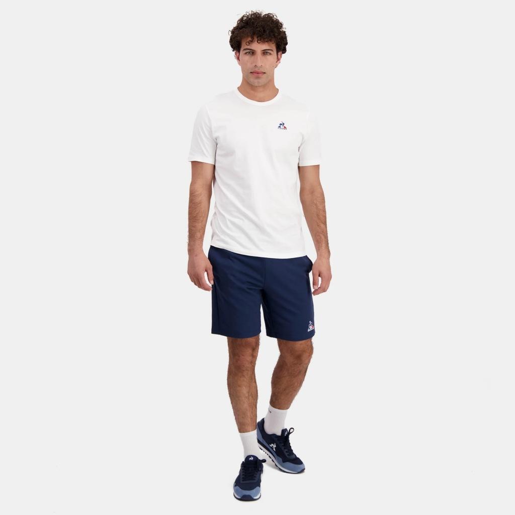 T-shirt Le Coq Sportif Modèle Ess Tee Ss N Couleur Blanc 5/5