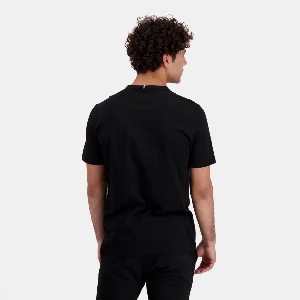 Camiseta Le Coq Sportif Modelo Ess Tee Ss N Cor Preto 3/6