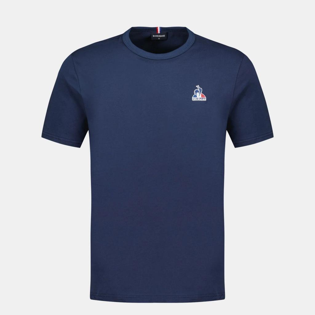 T-shirt Le Coq Sportif Modell Ess Tee Ss N Farbe Blau 2/5
