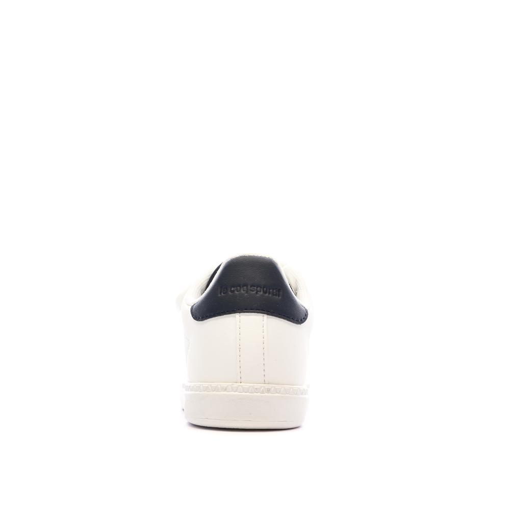 Baskets Blanches Garçon Le Coq Sportif Courtset Optical 3/7